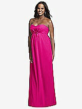 Front View Thumbnail - Think Pink Dessy Collection Maternity Bridesmaid Dress M434