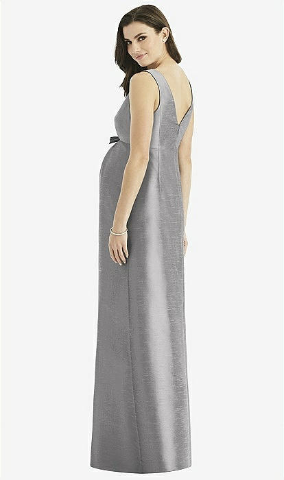 maternity bridesmaid dresses alfred sung Alfred Sung Maternity Bridesmaid Dress Style M438 main image 1