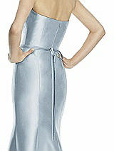 Rear View Thumbnail - Mist Beaded Sash for Style D742