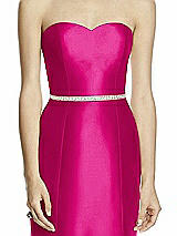 Front View Thumbnail - Think Pink Beaded Sash for Style D742