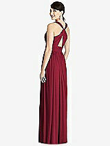 Rear View Thumbnail - Burgundy Alfred Sung Bridesmaid Dress D744