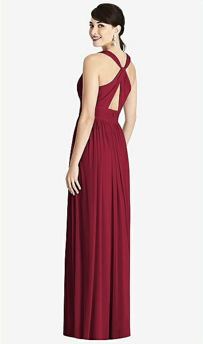Alfred Sung Bridesmaid Dress D744 In Burgundy | The Dessy Group