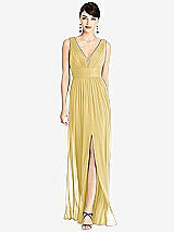 Front View Thumbnail - Maize & Light Nude Alfred Sung Style D745