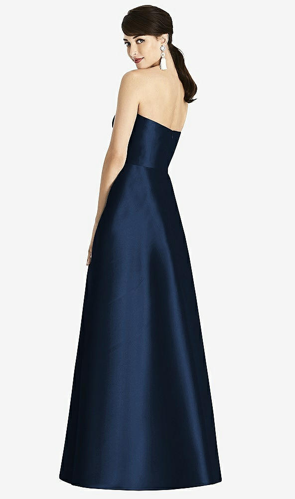 Back View - Midnight Navy Alfred Sung Style D749
