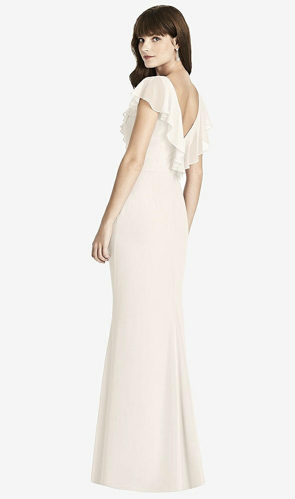 Back View - Ivory After Six Bridesmaid Dress 6779