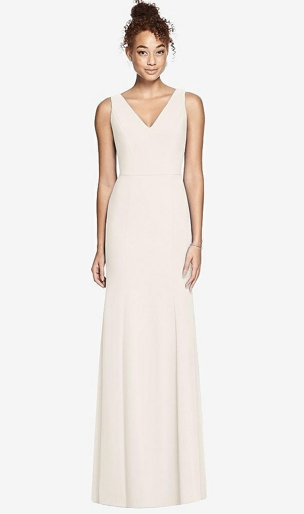 Back View - Ivory Bella Bridesmaids Dress BB116