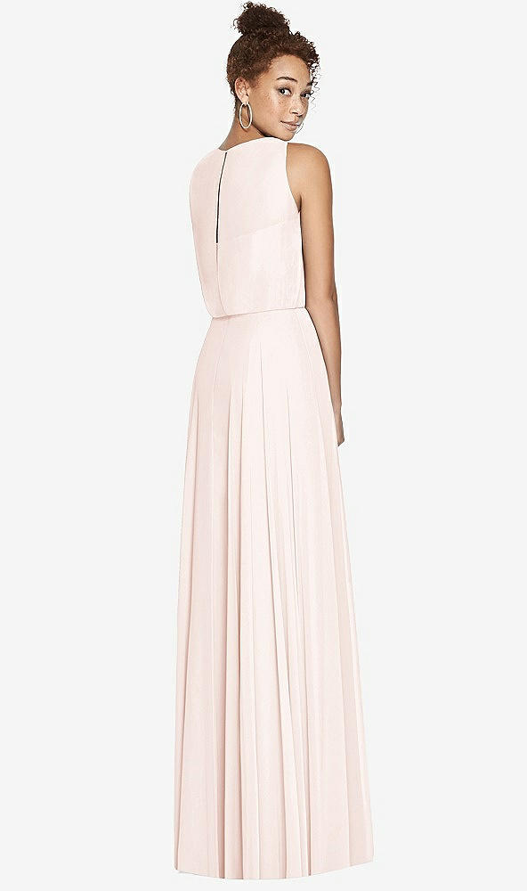 Back View - Blush Dessy Bridesmaid Dress 3006