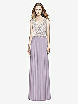 Front View Thumbnail - Lilac Haze & Ivory After Six Bridesmaid Dress 6773