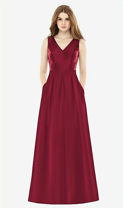 knee length dresses for ladies ALFRED SUNG BRIDESMAID DRESSES: ALFRED SUNG D736 – Chicago Bridal Store  Company main image 1