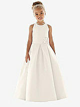 Front View Thumbnail - Ivory Flower Girl Dress FL4059