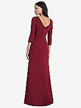Rear View Thumbnail - Burgundy After Six Bridesmaid Dress 6797