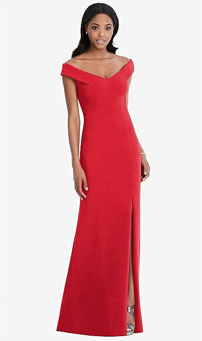 strapless open back dress Elegant Red Spaghetti Straps V-neck A-line Chiffon Long Bridesmaid Dre   DaintyBridal