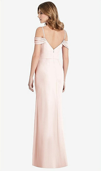 sachin and babi light blue dress Spence Chiffon Dress With Slit in Sage