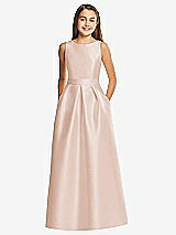 Front View Thumbnail - Cameo Alfred Sung Junior Bridesmaid Style JR544