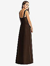 Rear View Thumbnail - Espresso Alfred Sung Junior Bridesmaid Style JR544