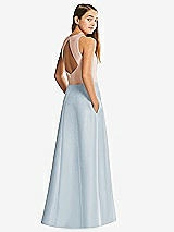 Front View Thumbnail - Mist & Cameo Alfred Sung Junior Bridesmaid Style JR545