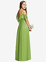 Rear View Thumbnail - Peridot Green Dessy Collection Junior Bridesmaid Dress JR548