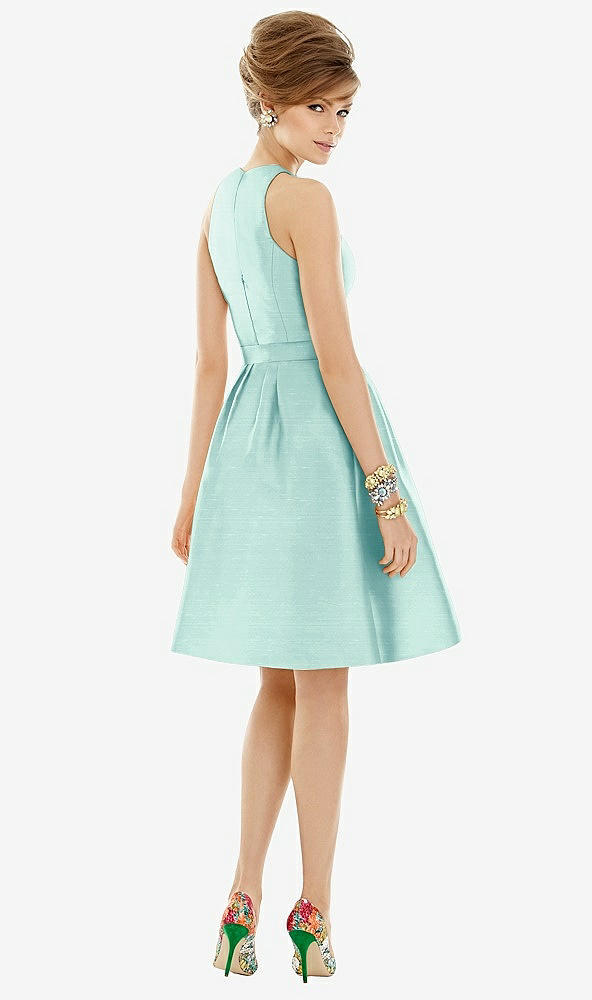 Back View - Seaside Alfred Sung Bridesmaid Dress D757