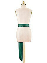 Alt View 3 Thumbnail - Hunter Green Satin Twill Wedding Sash