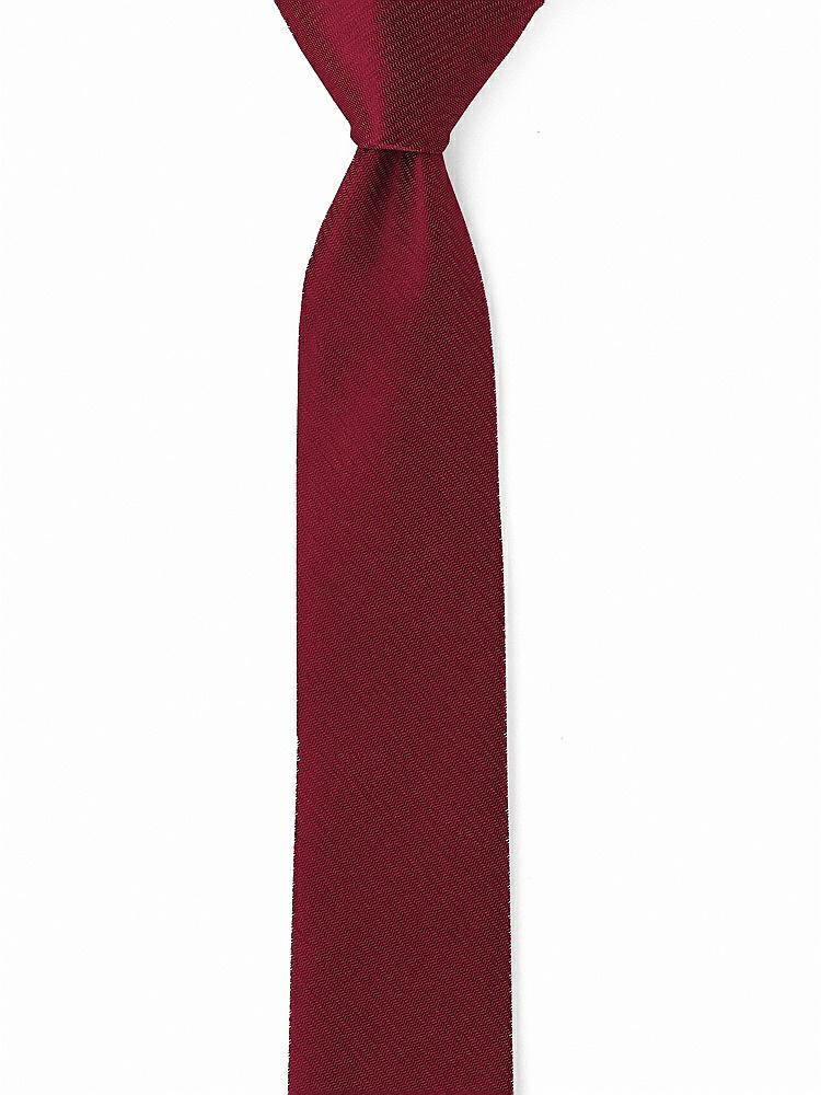 Back View - Burgundy Yarn-Dyed Modern Tie by After Six