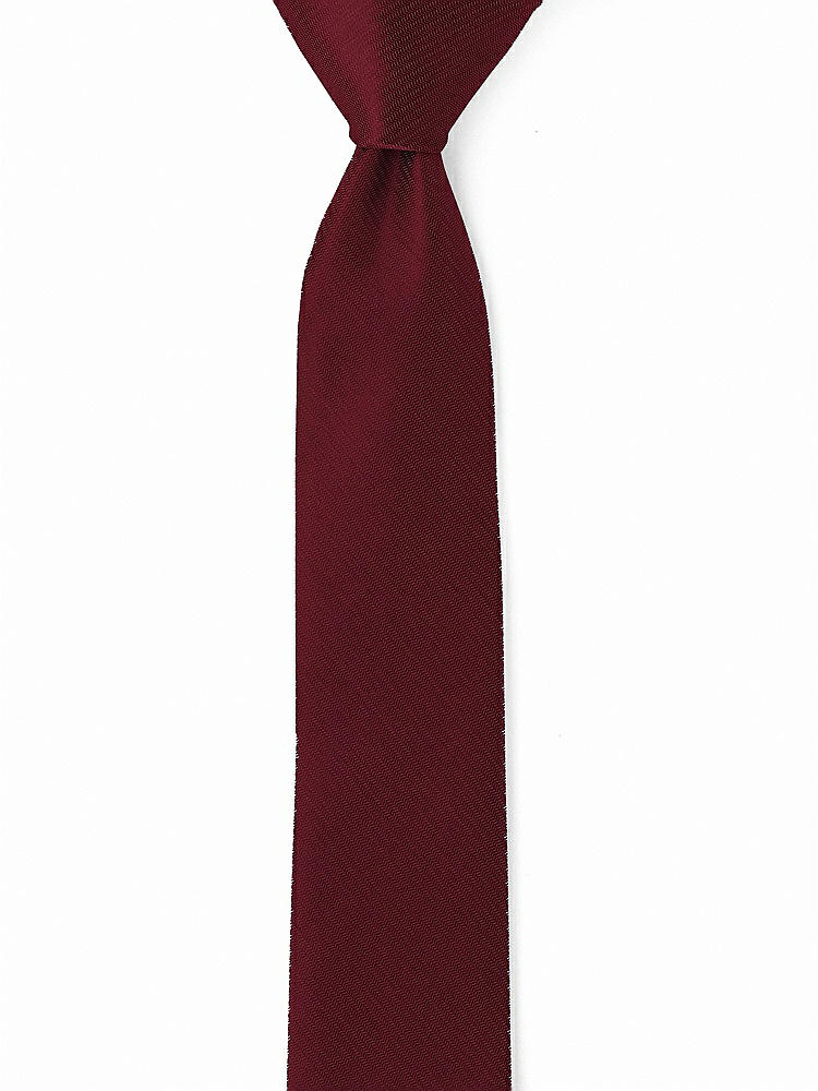 Back View - Cabernet Yarn-Dyed Modern Tie by After Six
