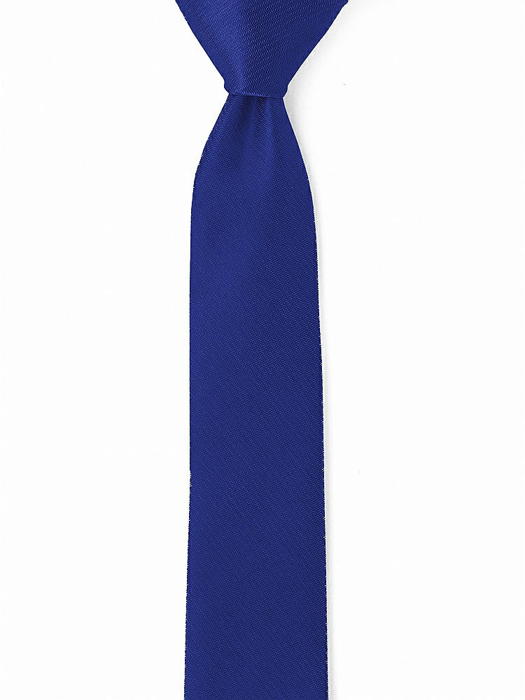 Back View - Cobalt Blue Yarn-Dyed Modern Tie by After Six