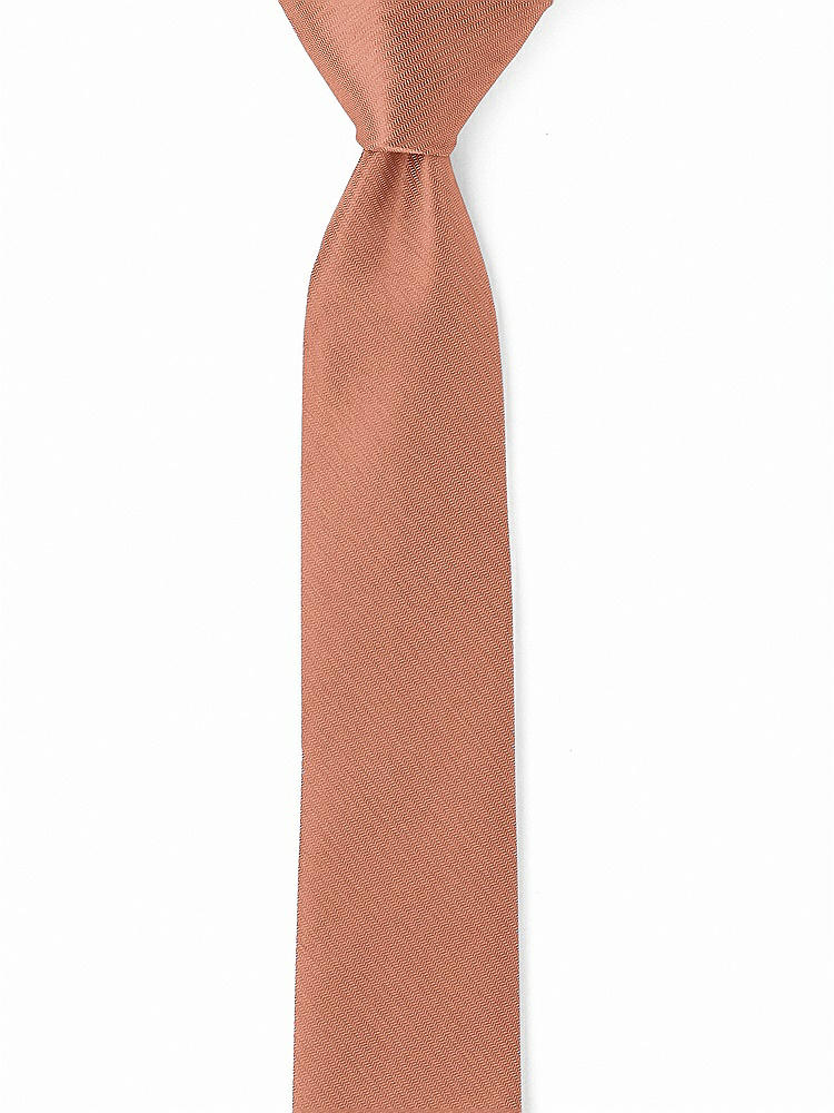 Back View - Copper Penny Yarn-Dyed Modern Tie by After Six
