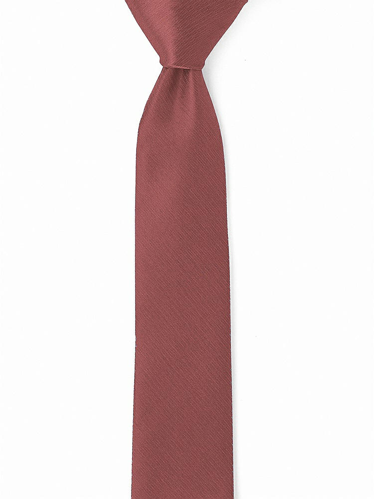 Back View - English Rose Yarn-Dyed Modern Tie by After Six
