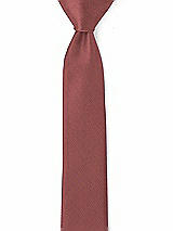 Rear View Thumbnail - English Rose Yarn-Dyed Modern Tie by After Six