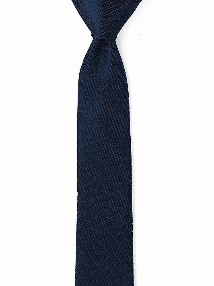 Back View - Midnight Navy Yarn-Dyed Modern Tie by After Six