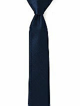 Rear View Thumbnail - Midnight Navy Yarn-Dyed Modern Tie by After Six