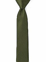 Rear View Thumbnail - Olive Green Yarn-Dyed Modern Tie by After Six