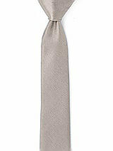 Rear View Thumbnail - Taupe Yarn-Dyed Modern Tie by After Six