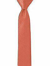 Rear View Thumbnail - Terracotta Copper Yarn-Dyed Modern Tie by After Six