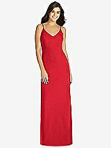 Front View Thumbnail - Parisian Red Fishtail Skirt Stretch Maxi Dress