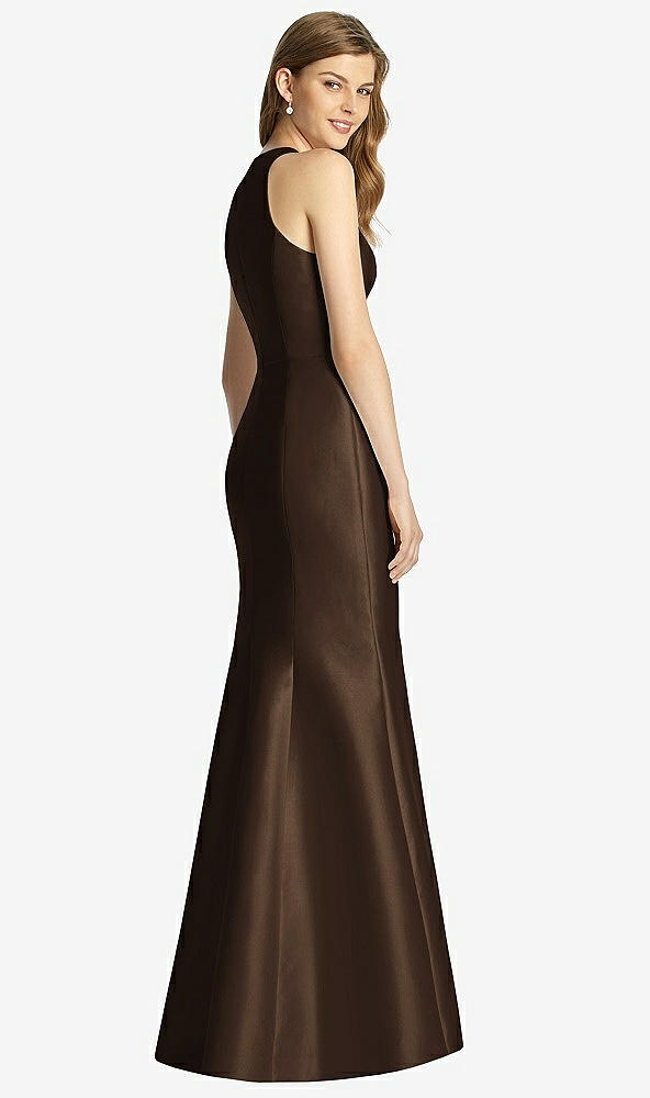 Back View - Espresso Bella Bridesmaid Dress BB121