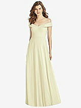 Front View Thumbnail - Butter Yellow Bella Bridesmaid Dress BB123