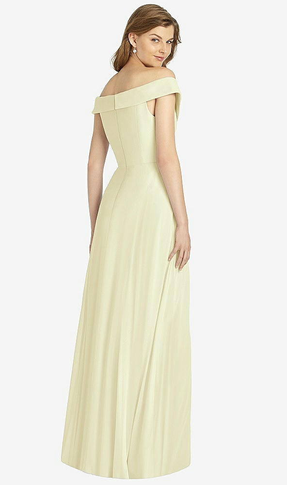 Back View - Butter Yellow Bella Bridesmaid Dress BB123