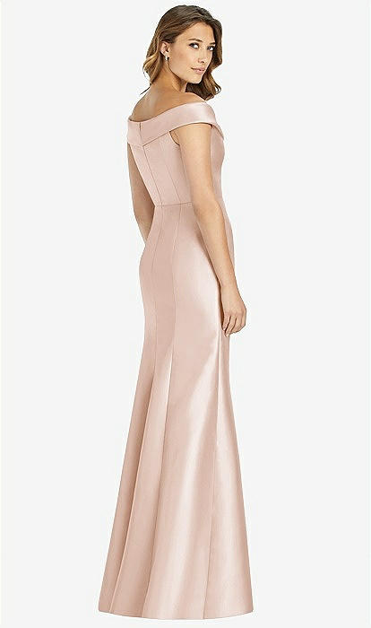 chinese dress ladies Pink Bridesmaid Dress,Trumpet Bridesmaid Dress,Satin Off The Shoulder Bridesmaid Dress,BD00016, US8 / Royal Blue main image 0