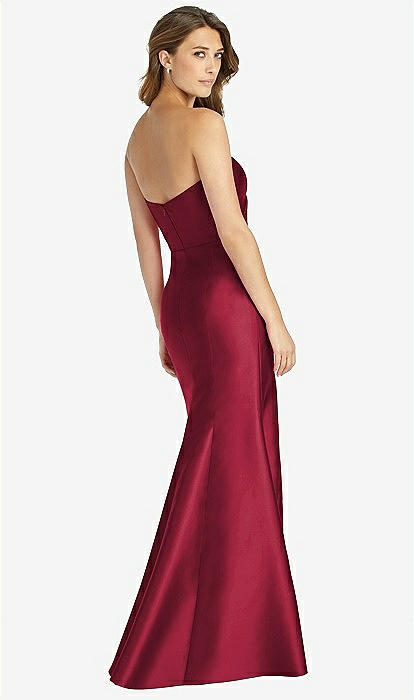chiffon terracotta bridesmaid dress Elegant A-Line Halter Backless Burgundy Velvet Long Bridesmaid Dresses Prom  Gown main image 0