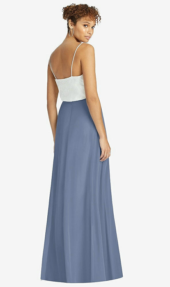 Back View - Larkspur Blue After Six Bridesmaid Skirt S1518