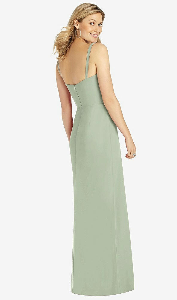 Back View - Sage After Six Bridesmaid Dress 6811