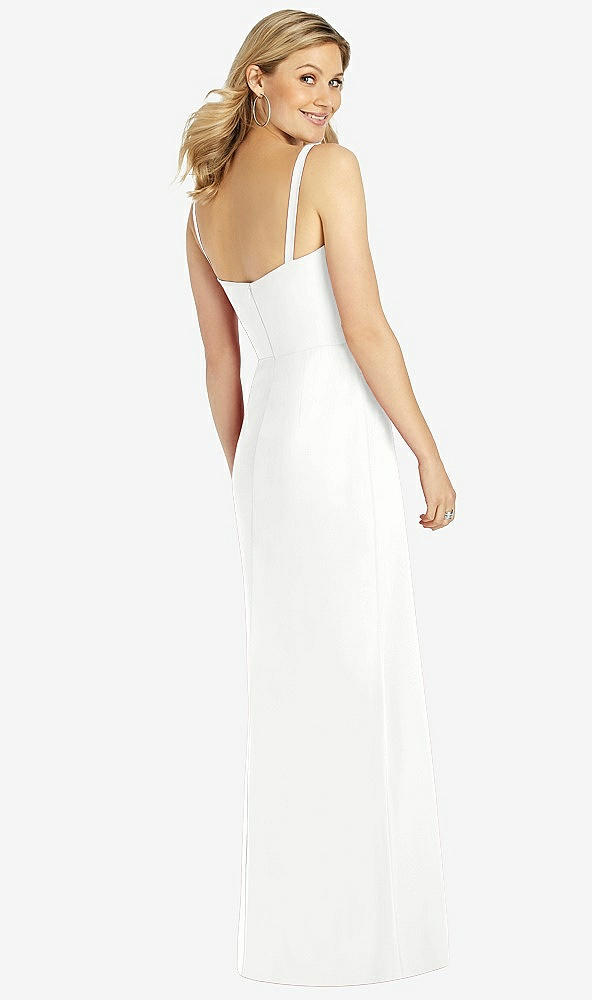 Back View - White After Six Bridesmaid Dress 6811
