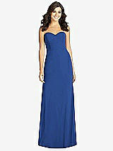 Front View Thumbnail - Classic Blue Sweetheart Strapless Mermaid Dress