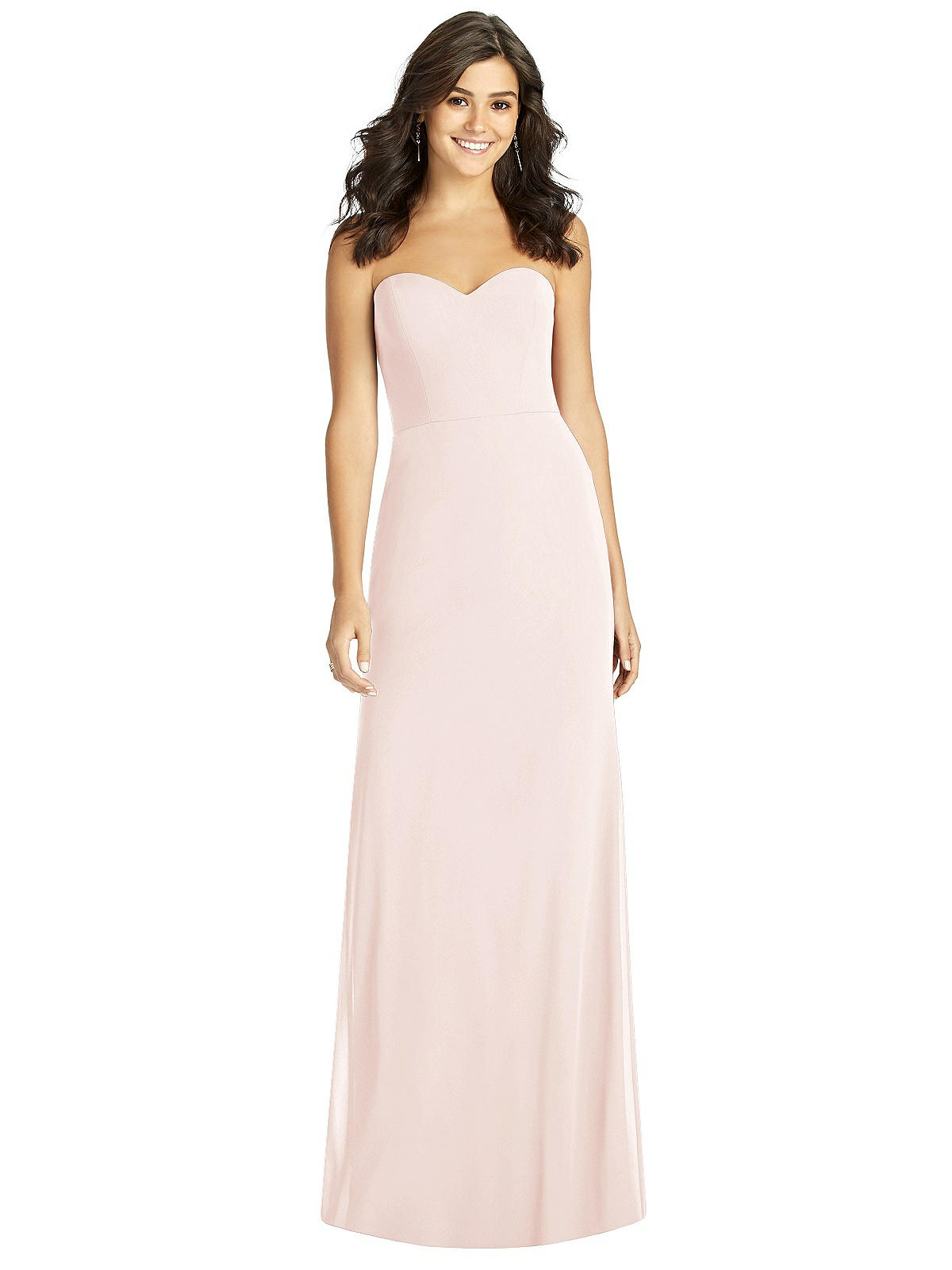 Sweetheart Strapless Mermaid Bridesmaid Dress In Blush | The Dessy Group
