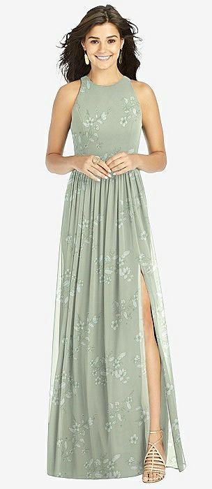 duck egg green bridesmaid dresses Carmine Velvet Dress main image 0