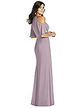 Rear View Thumbnail - Lilac Dusk Thread Bridesmaid Style Dakota
