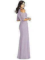 Rear View Thumbnail - Lilac Haze Thread Bridesmaid Style Dakota