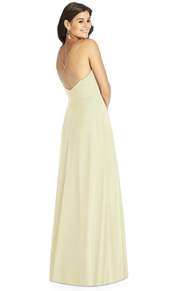 Back View - Butter Yellow Thread Bridesmaid Style Ida