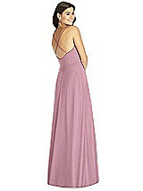 Rear View Thumbnail - Dusty Pink Thread Bridesmaid Style Ida
